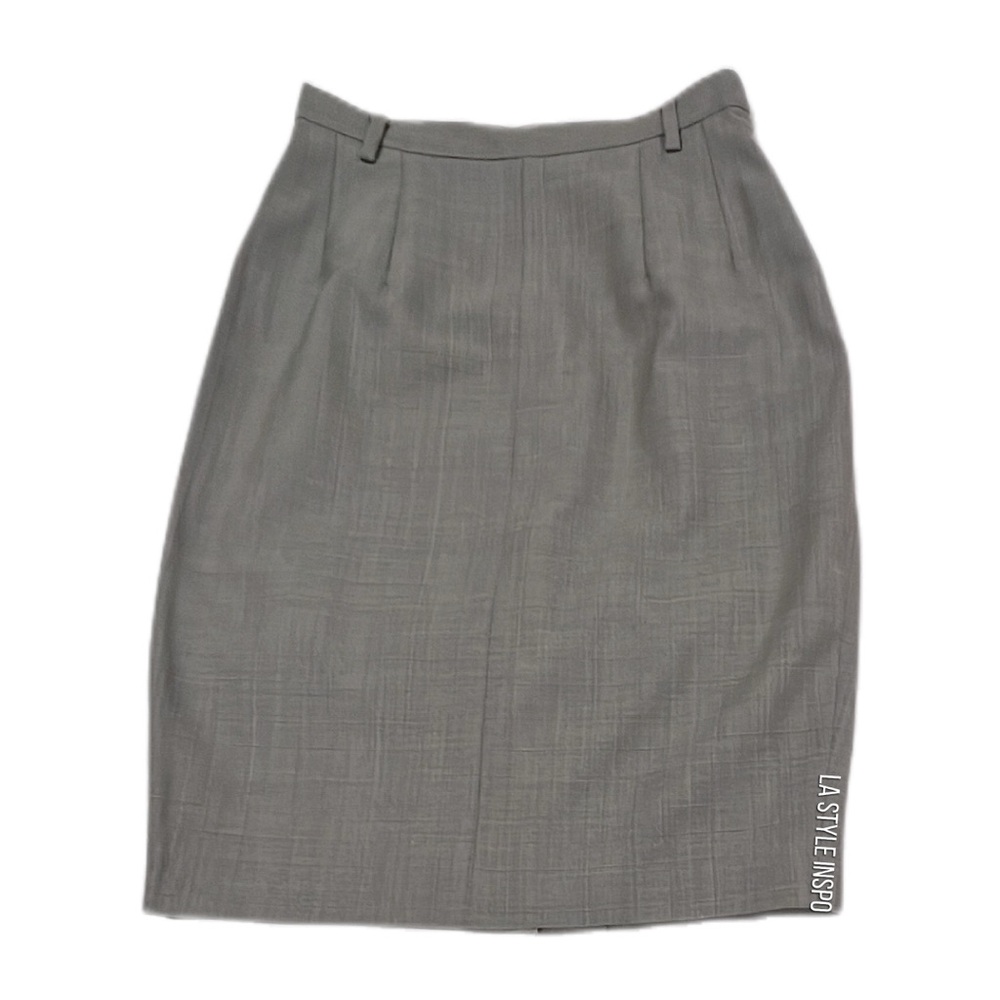 Banana Republic PI Pencil Skirt Back Slit Plaid Size 2